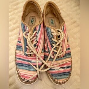 UGG Eyan II Serape Genuine Shearling Lined Sneakers